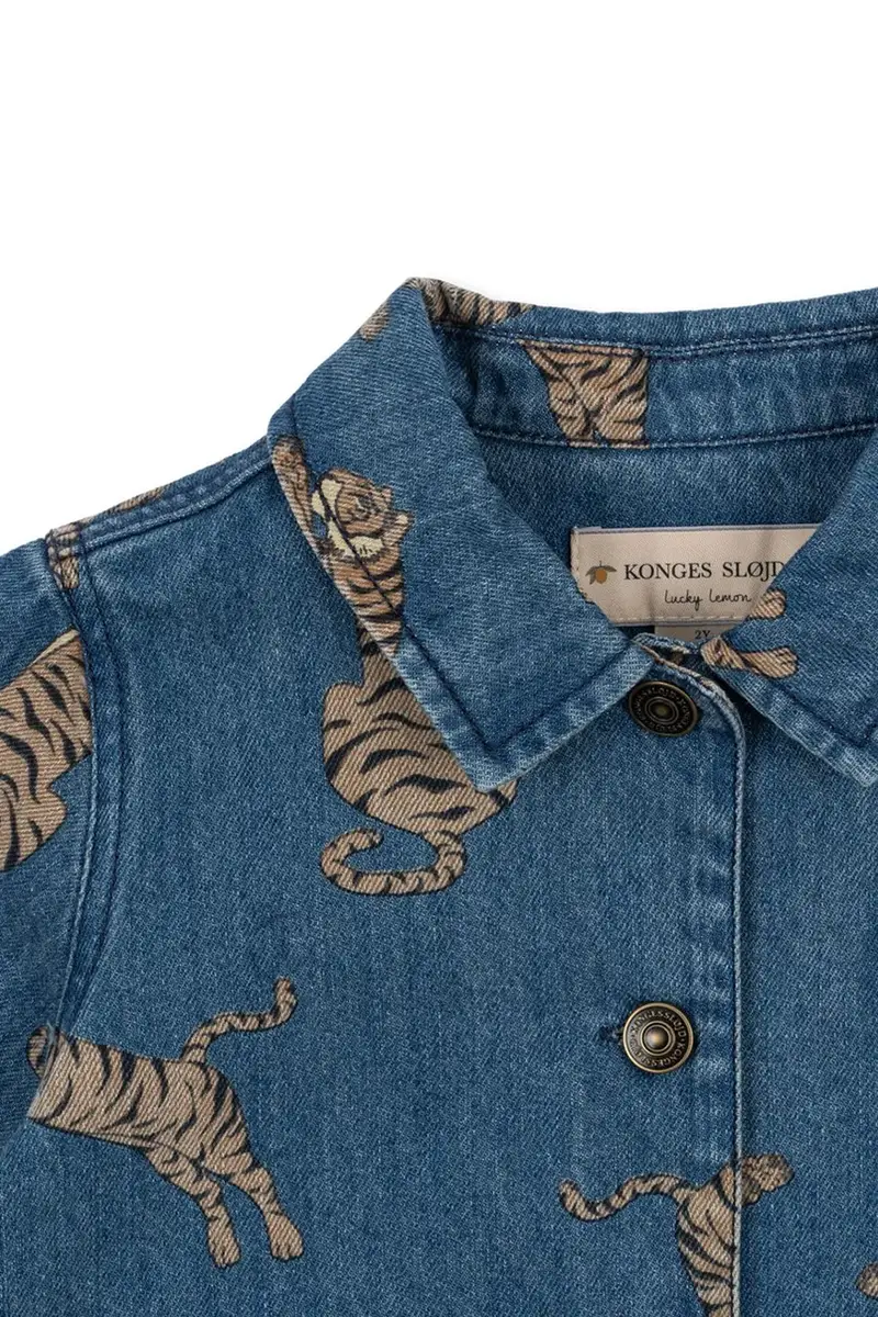 giacca per bambini in cotone MAGOT JACKET GOTS colore blu navy KS103886 miniatura 3