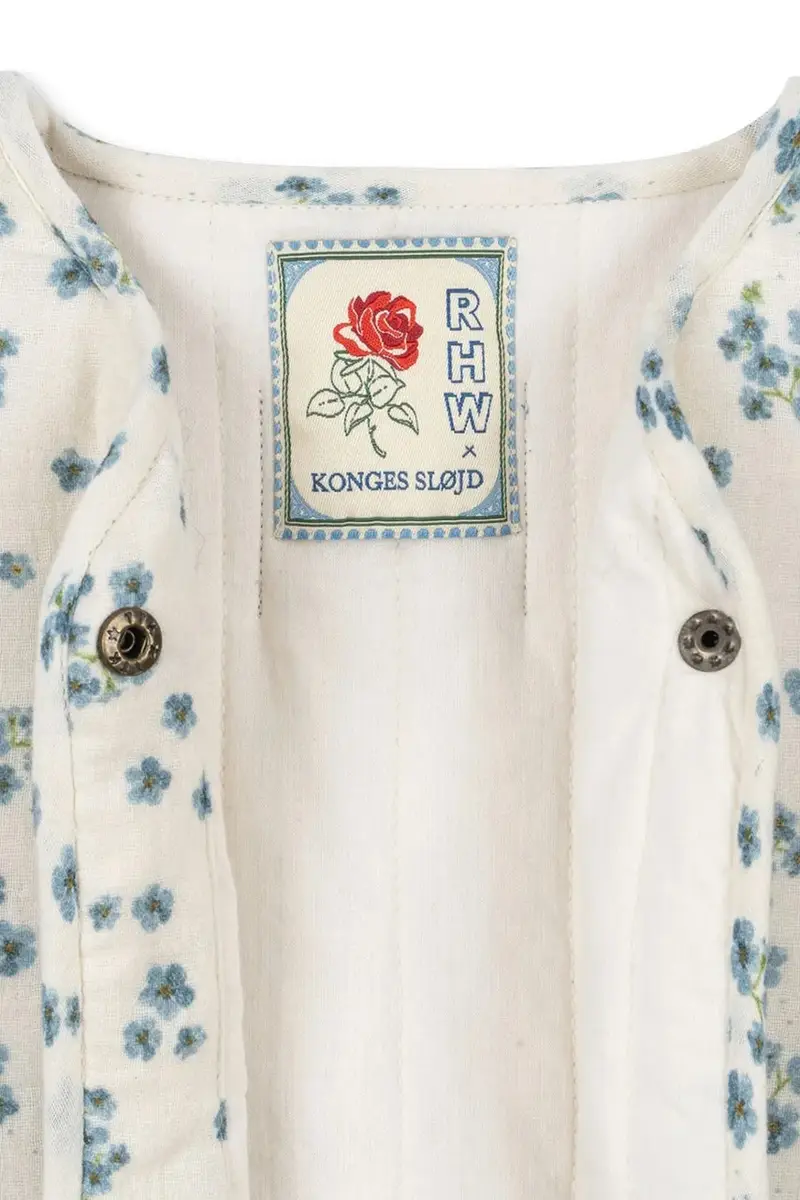 giacca per bambini in cotone RHW X KS MIOBLU JACKET colore beige Rosie Huntington Whiteley KS103613 miniatura 5