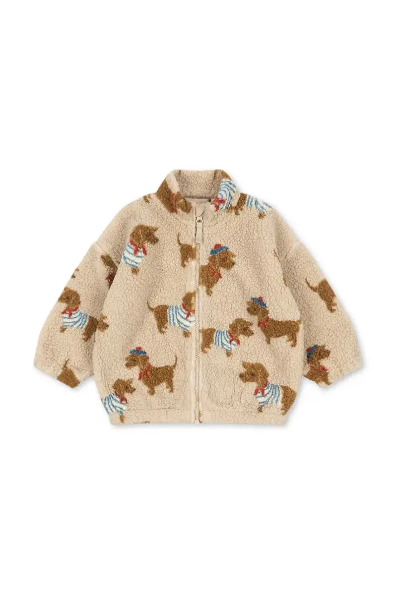 giacca per bambini JODY TEDDY JACKET GRS Beige miniatura 2
