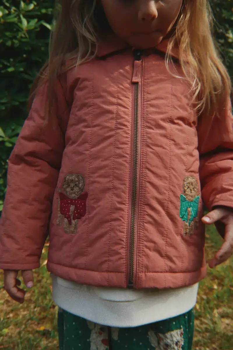 giacca per bambini JUNO COLLAR JACKET Rosa