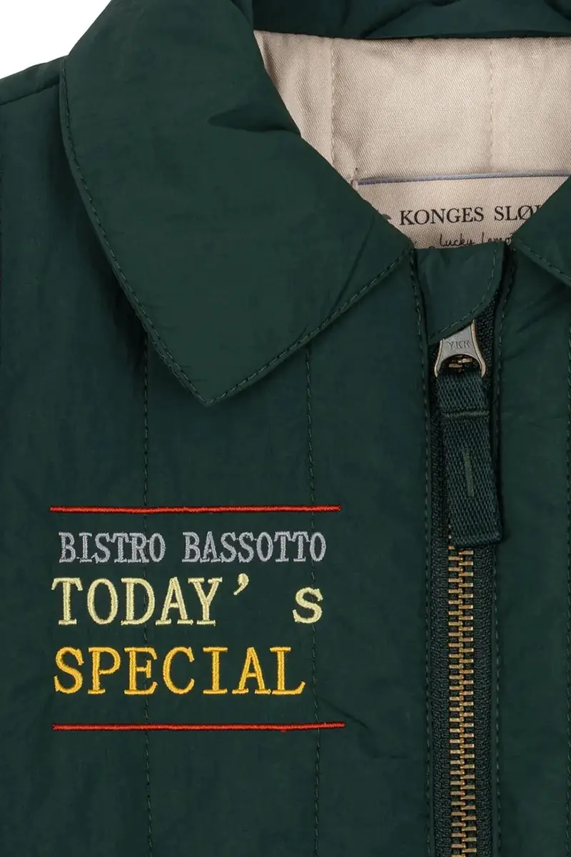 giacca per bambini JUNO COLLAR JACKET Verde miniatura 4