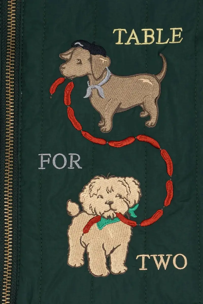 giacca per bambini JUNO COLLAR JACKET Verde miniatura 5