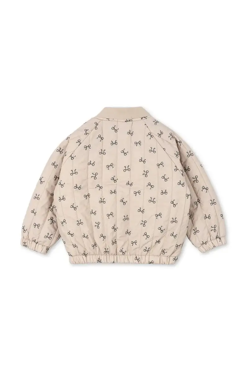 giacca per bambini JUNO PRINTED BOMBER JACKET colore verde KS104078 miniatura 2