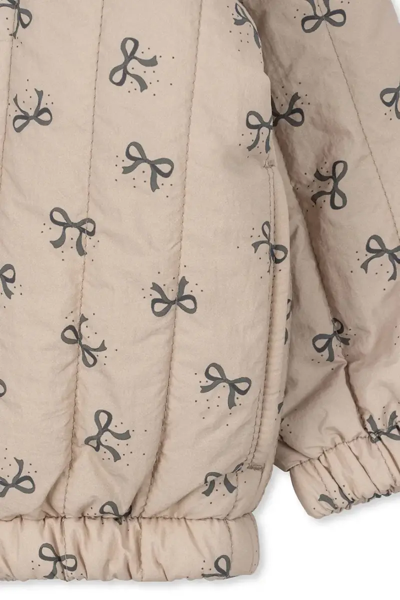 giacca per bambini JUNO PRINTED BOMBER JACKET colore verde KS104078 miniatura 4