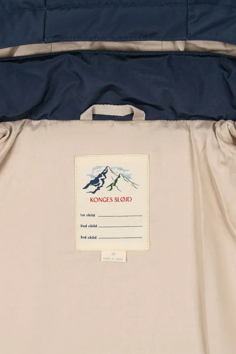 giacca per bambini MAGNUM DOWN JACKET SOLID GRS colore blu navy KS103510 miniatura 4