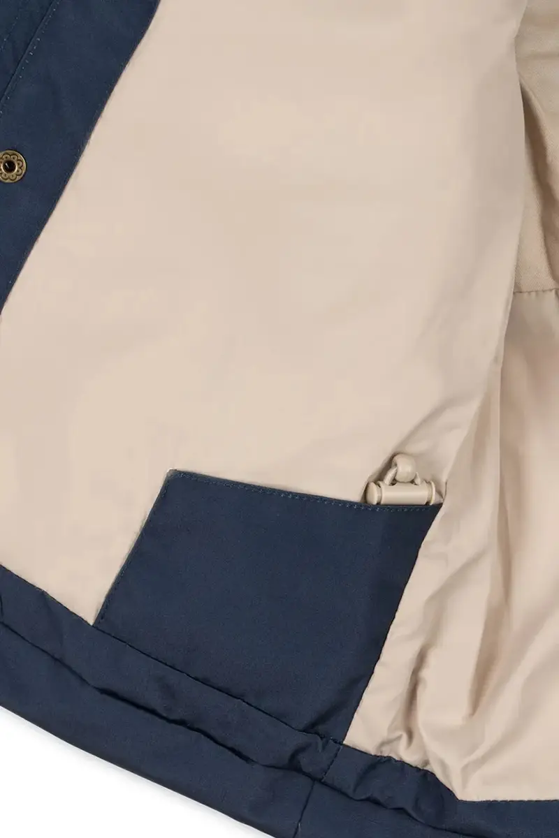 giacca per bambini MAGNUM DOWN JACKET SOLID GRS colore blu navy KS103510 miniatura 5