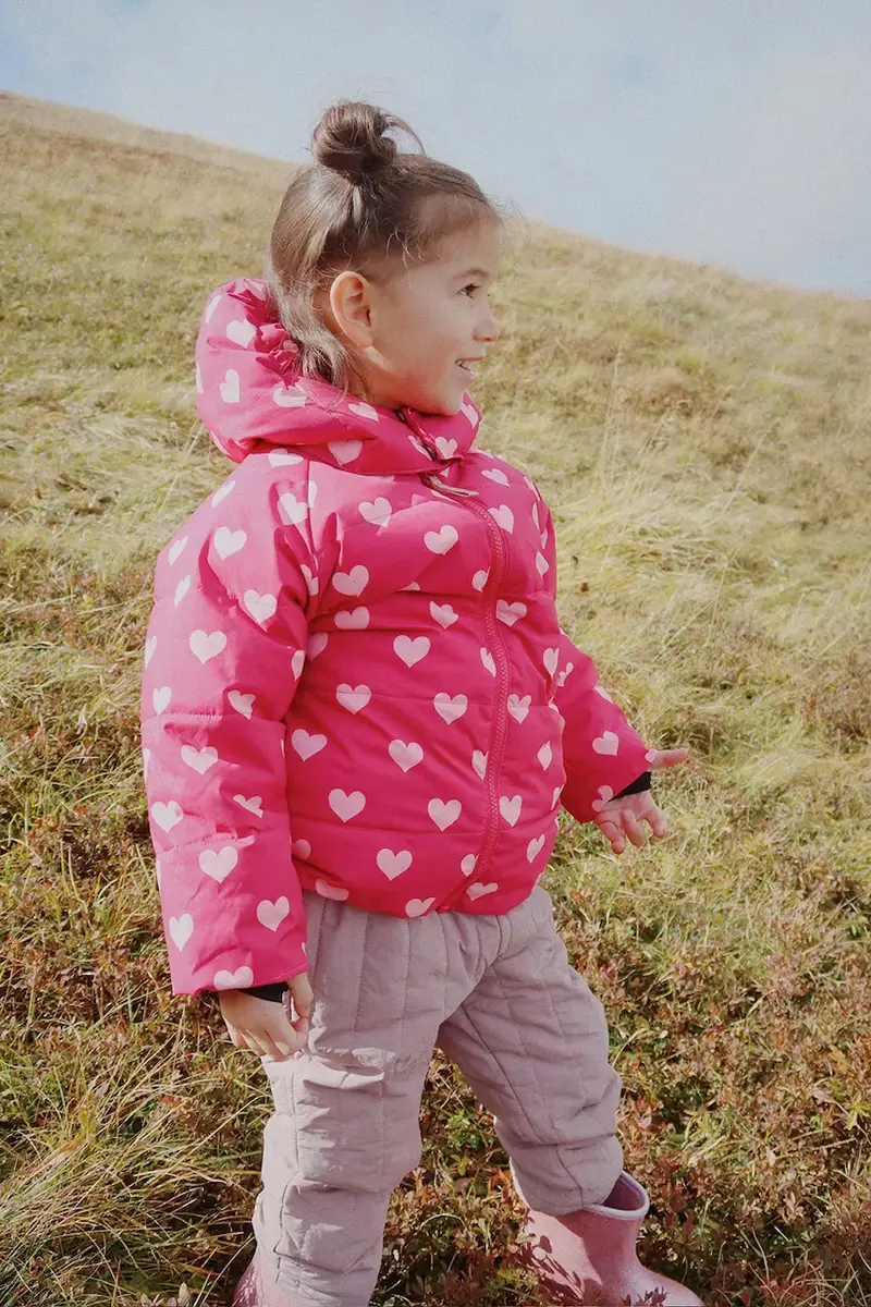 giacca per bambini NUKA JACKET GRS colore rosa KS103522