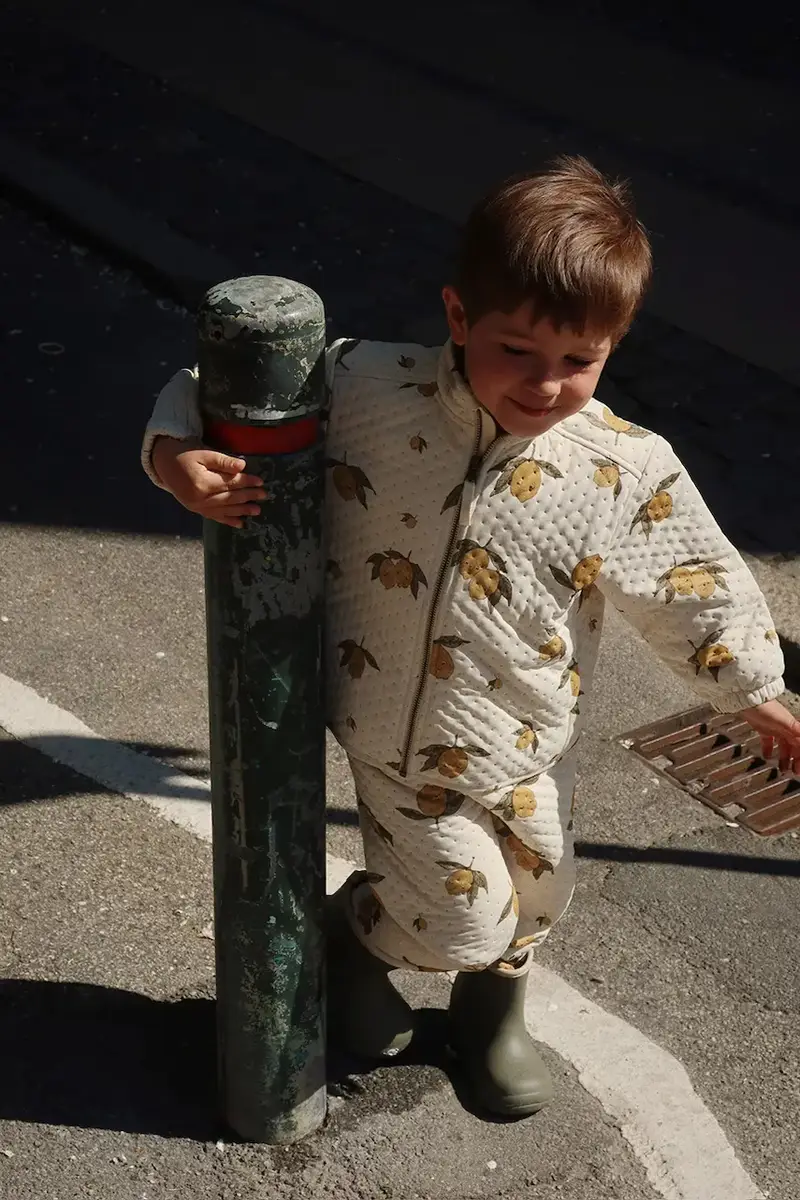 giacca per bambini THERMO JACKET GRS colore beige KS102316