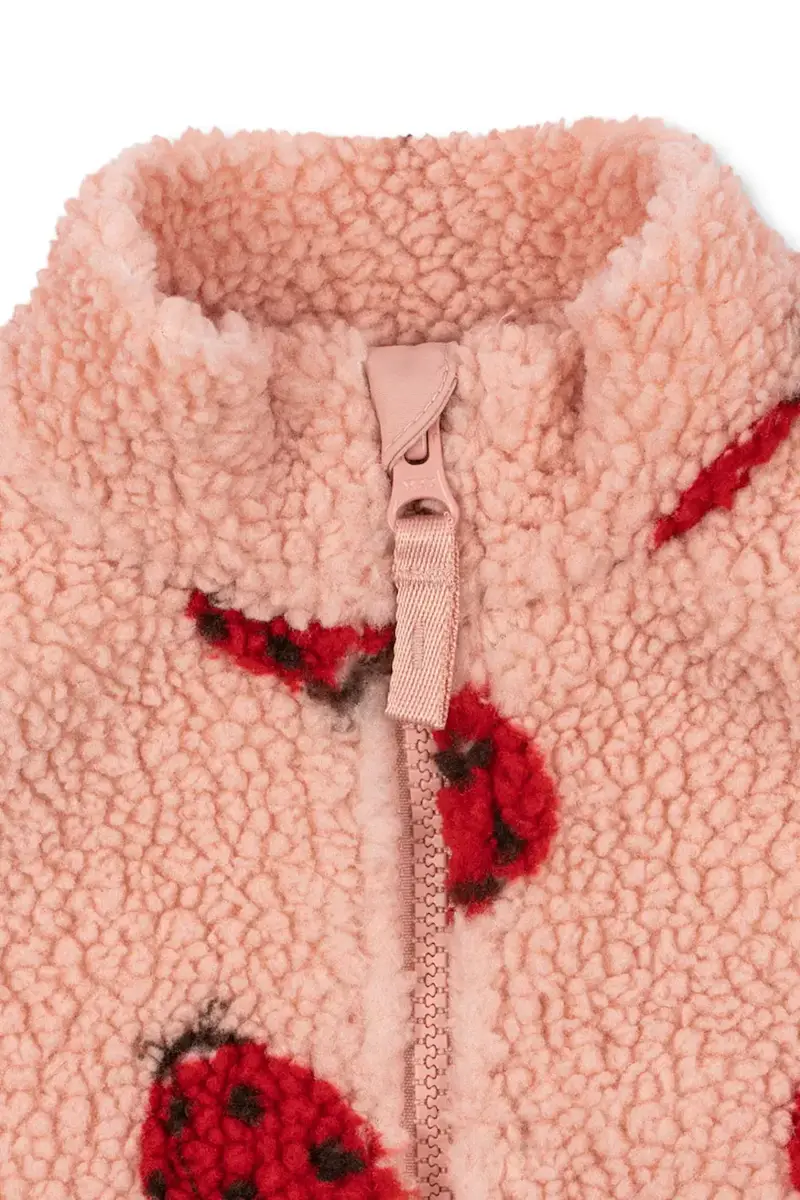 gilet da bambino JODY TEDDY VEST GRS colore rosa KS103481 miniatura 3