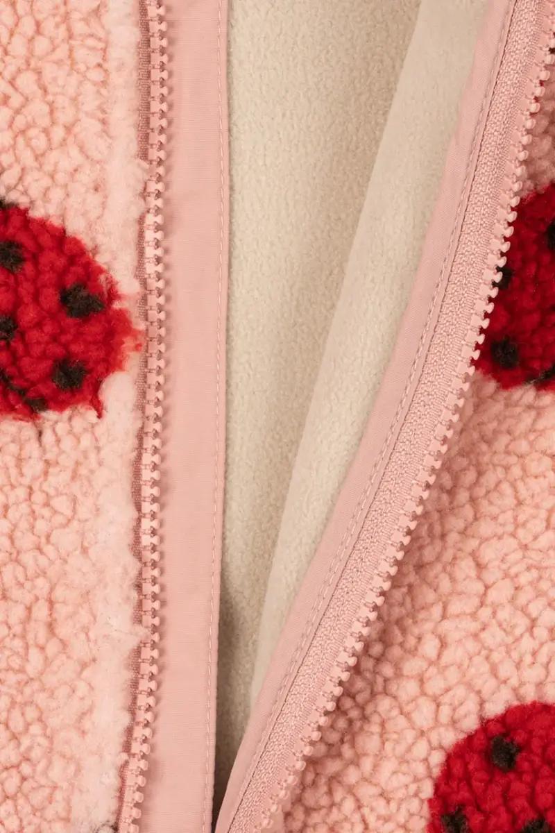 gilet da bambino JODY TEDDY VEST GRS colore rosa KS103481 miniatura 4