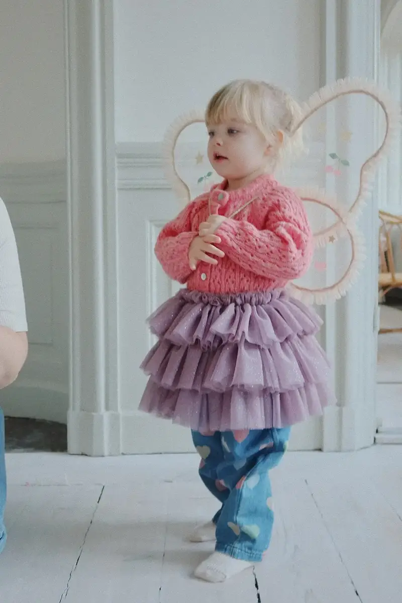 gonna bambina FAY SKIRT GRS colore violetto KS103808 miniatura 2