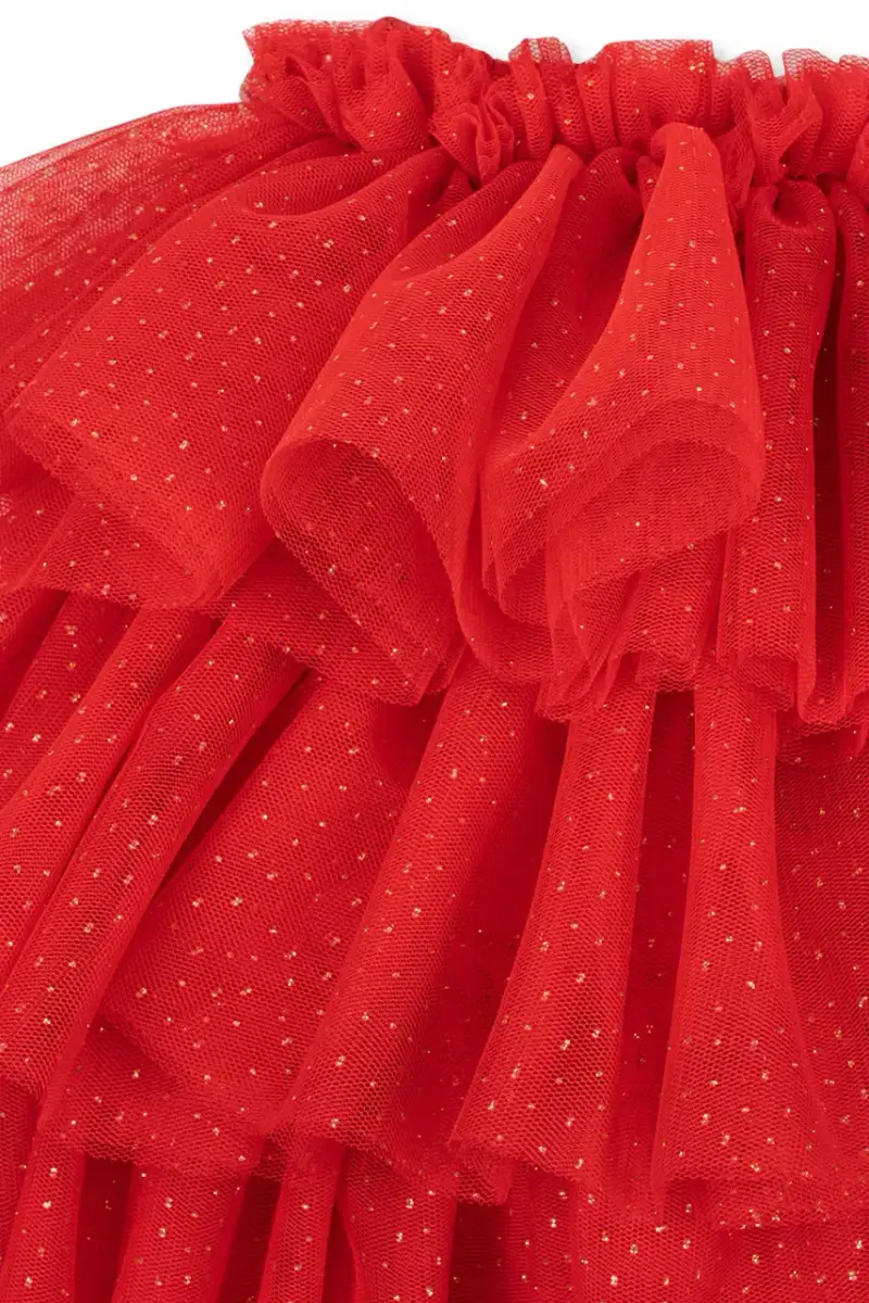 gonna bambina FAY SKIRT GRS Rosso miniatura 3
