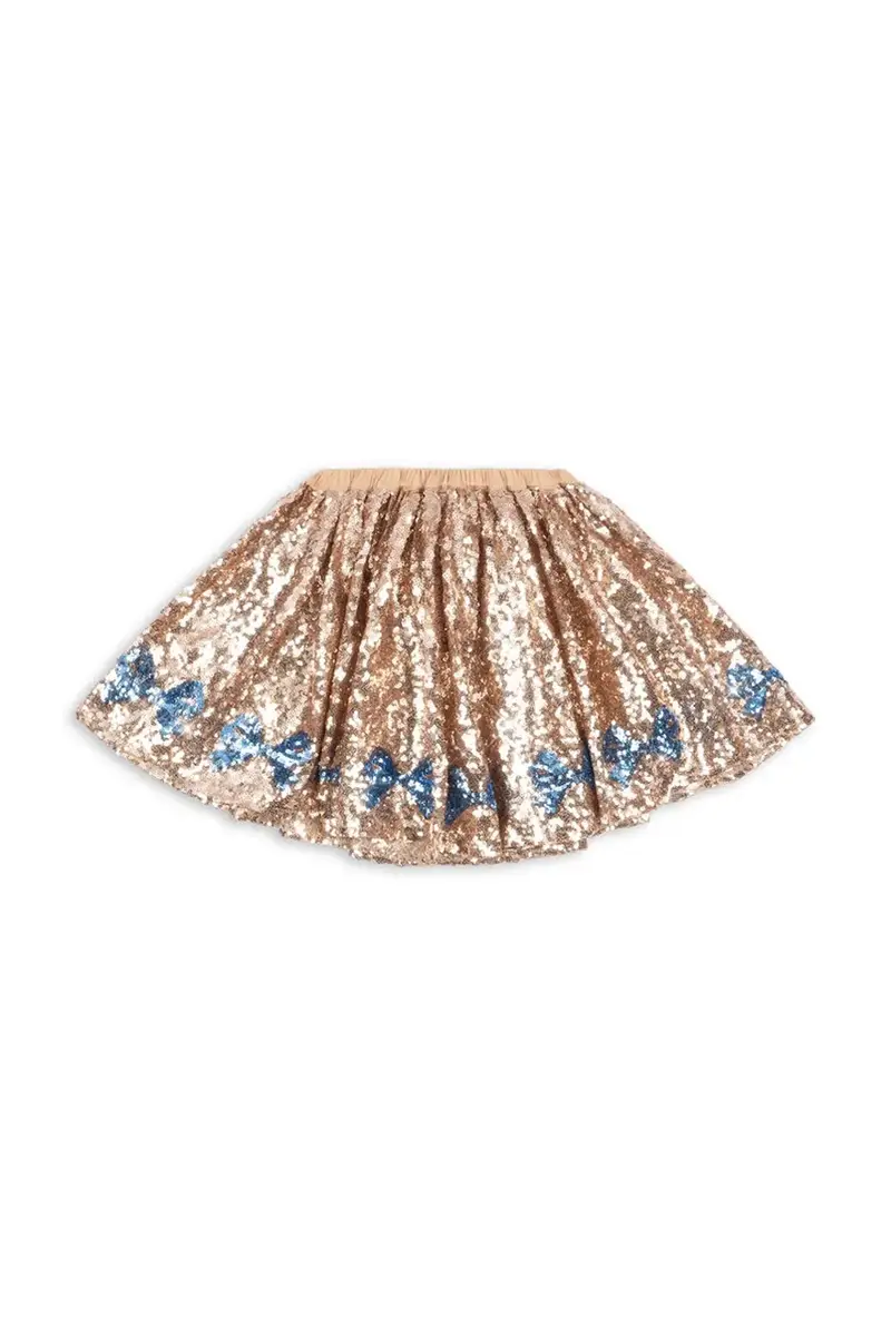 gonna bambina STARLA SEQUIN SKIRT colore oro KS103992 miniatura 2