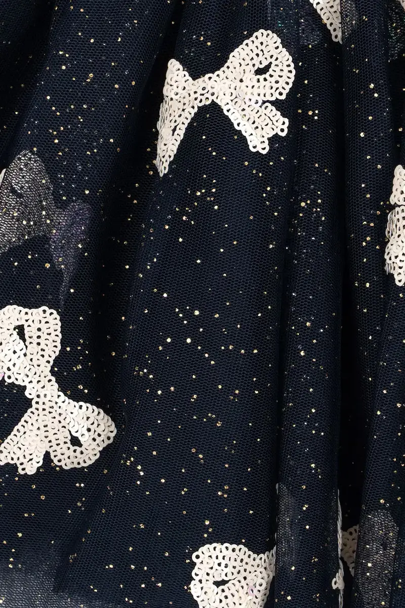 gonna bambina YVONNE SKIRT Blu navy miniatura 5