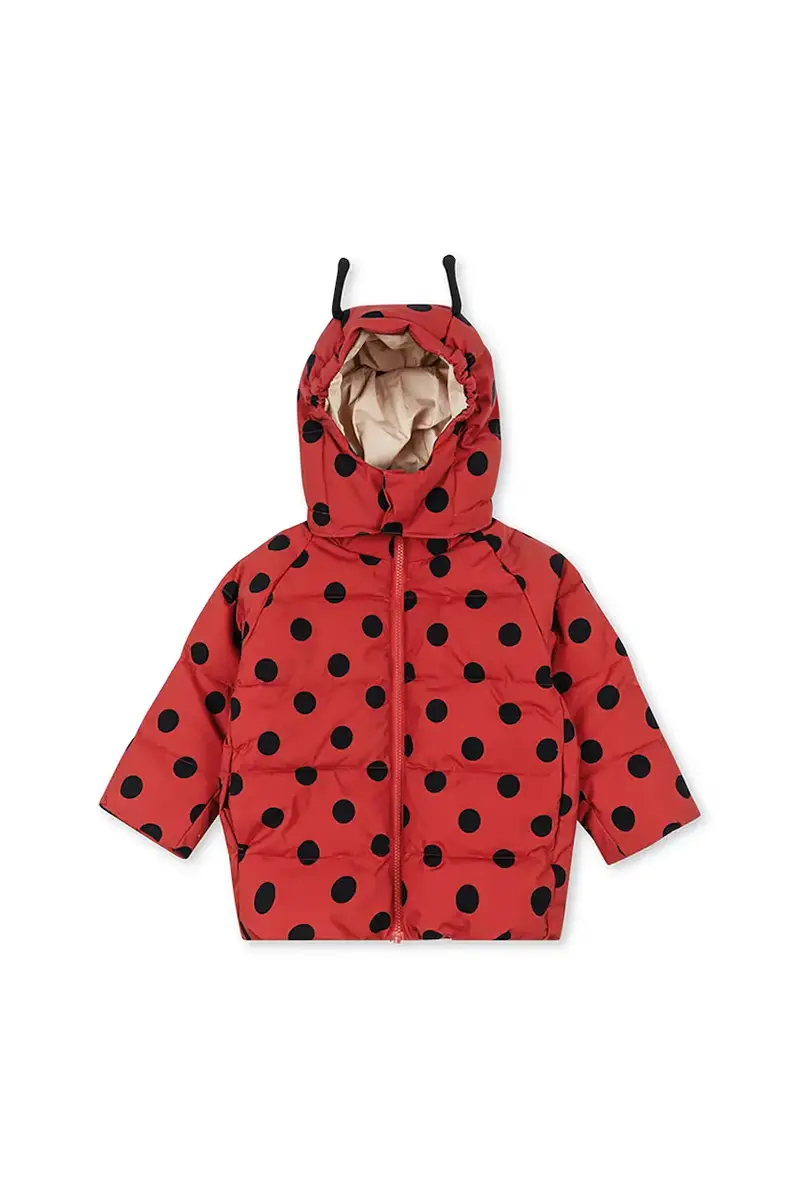 impermeabile bambino/a NUKA LADYBUG JACKET GRS colore rosso KS103524 miniatura 2