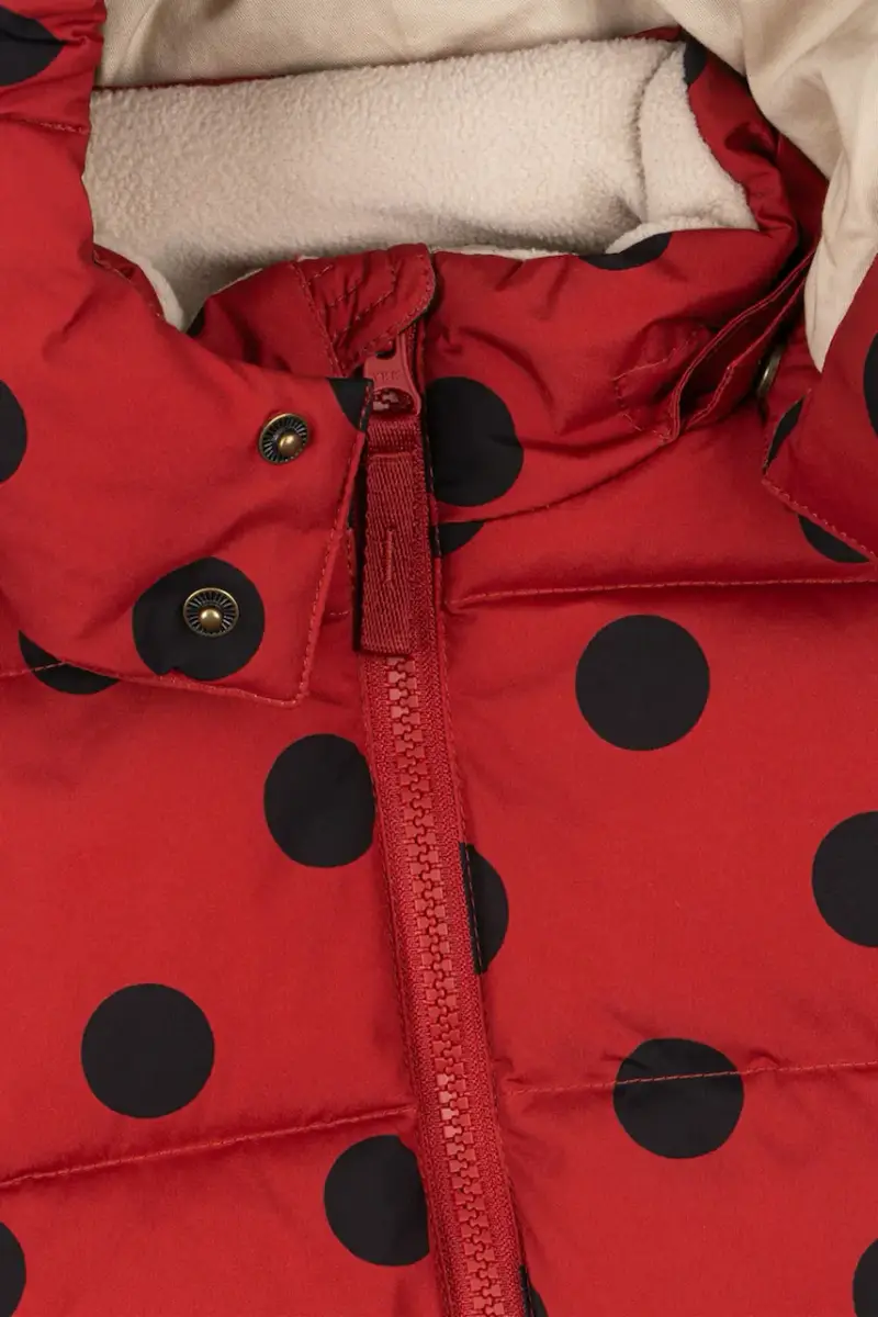 impermeabile bambino/a NUKA LADYBUG JACKET GRS colore rosso KS103524 miniatura 4