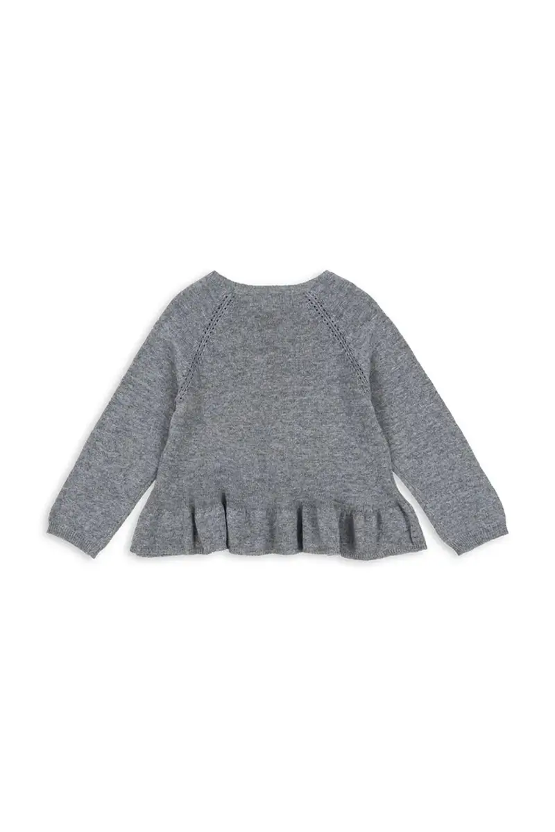 maglione con cashmere CATHY KNIT SWEATER colore grigio KS103748 miniatura 2
