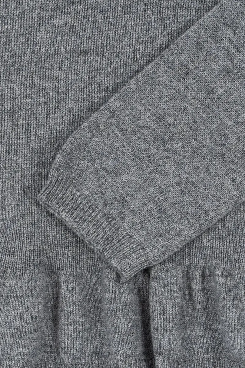 maglione con cashmere CATHY KNIT SWEATER colore grigio KS103748 miniatura 4