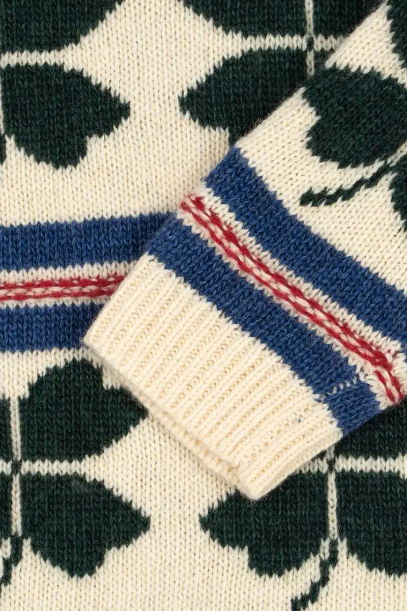 maglione con lana per bambini BILLI SWEATER Beige miniatura 3