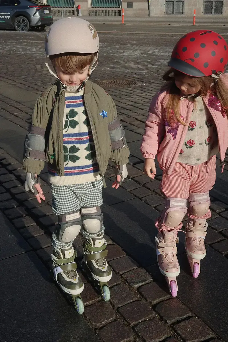 maglione con lana per bambini BILLI SWEATER Beige miniatura 5