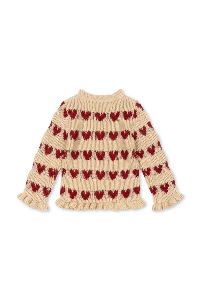 maglione con lana per bambini LAULA SWEATER Beige miniatura 2
