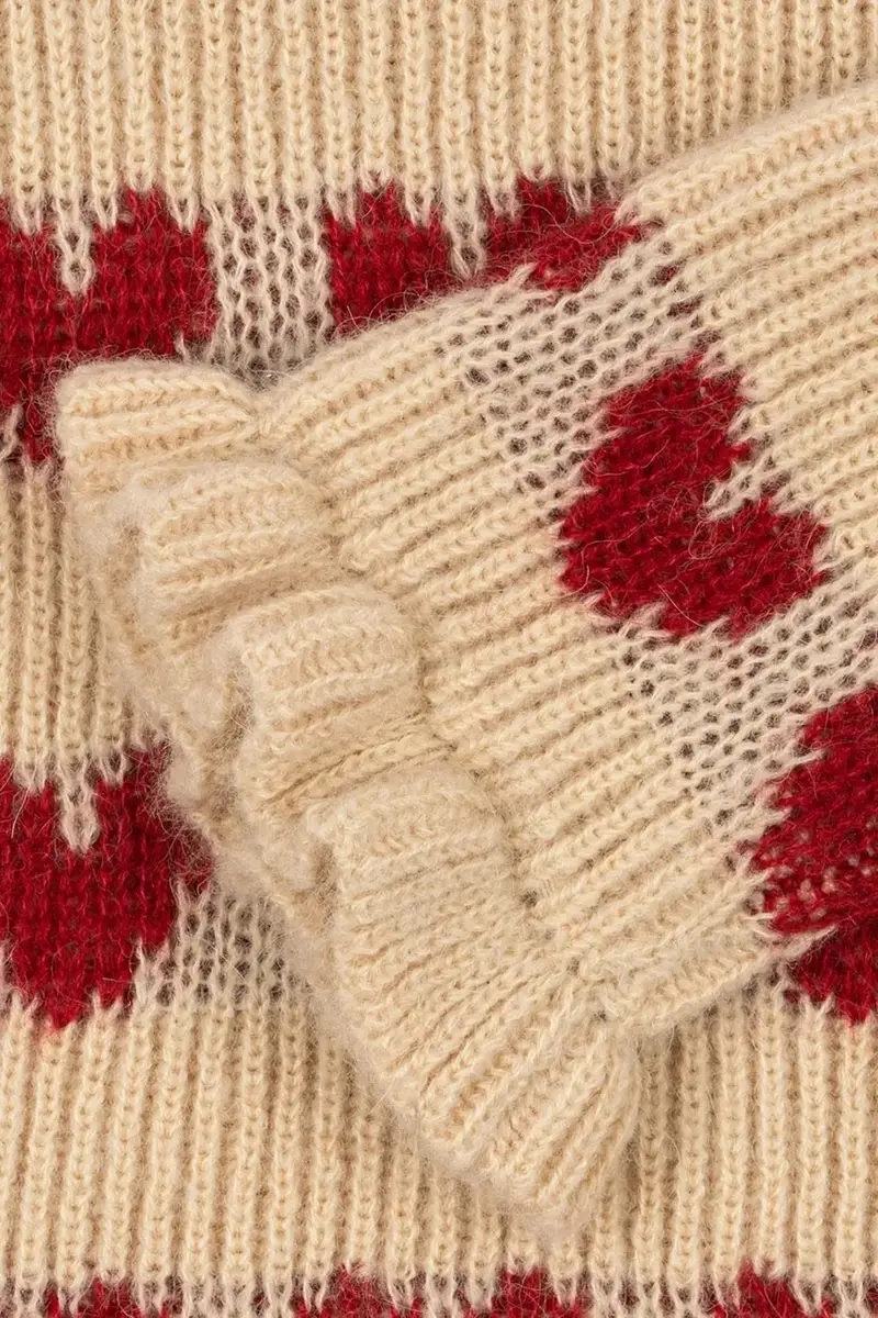 maglione con lana per bambini LAULA SWEATER Beige miniatura 4