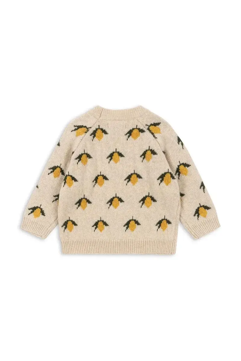 maglione in cotone bambini BELOU LEMON KNIT BLOUSE colore grigio KS101427 miniatura 2