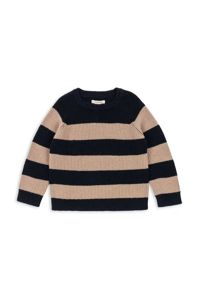 maglione in cotone bambini VITUM KNIT SWEATER Blu navy