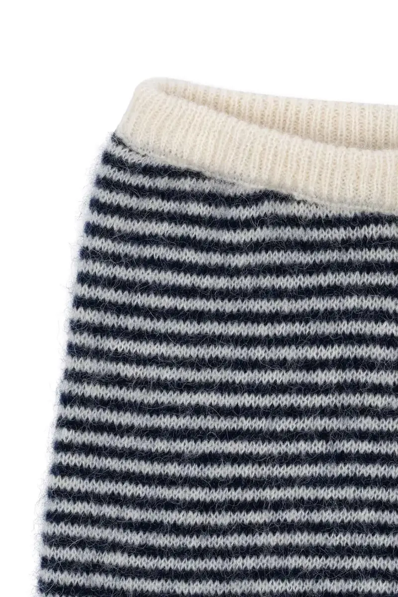 pantaloni con alpaca per bambini BERLE KNIT PANTS colore blu navy KS103717 miniatura 3