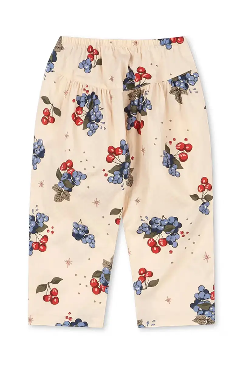 pantaloni in lana bambino/a AVI PANTS GOTS Beige miniatura 2