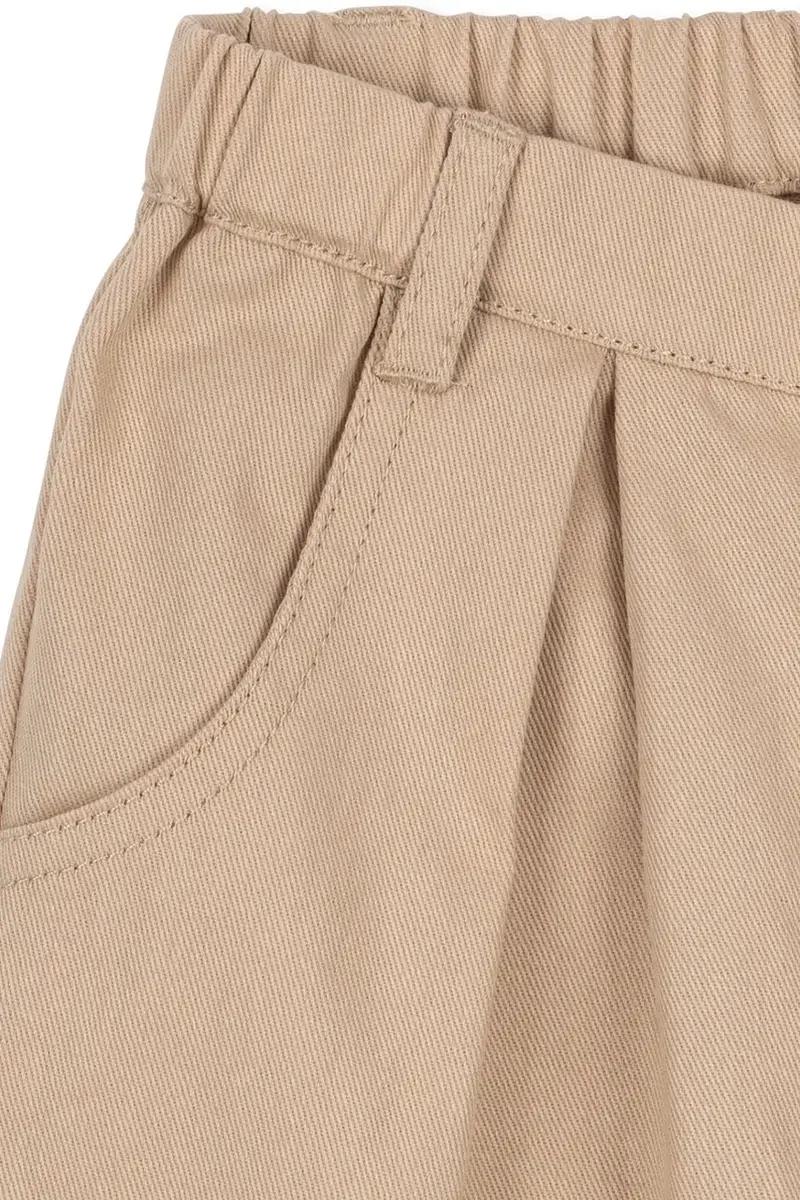 pantaloni in lana bambino/a FRANKIE PANTS GOTS Beige miniatura 3