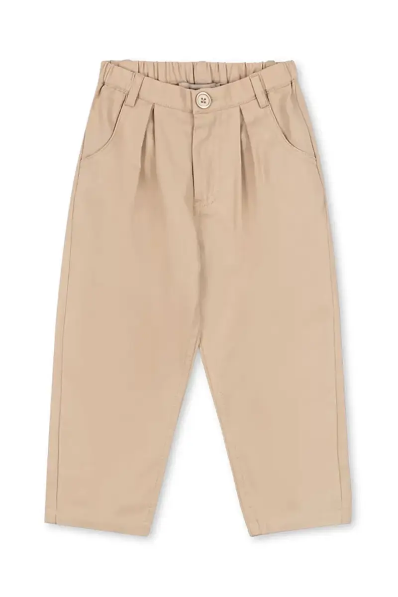 pantaloni in lana bambino/a FRANKIE PANTS GOTS Beige