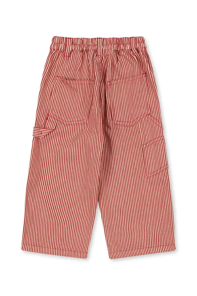 pantaloni in lana bambino/a LUC PANTS GOTS Rosa miniatura 2