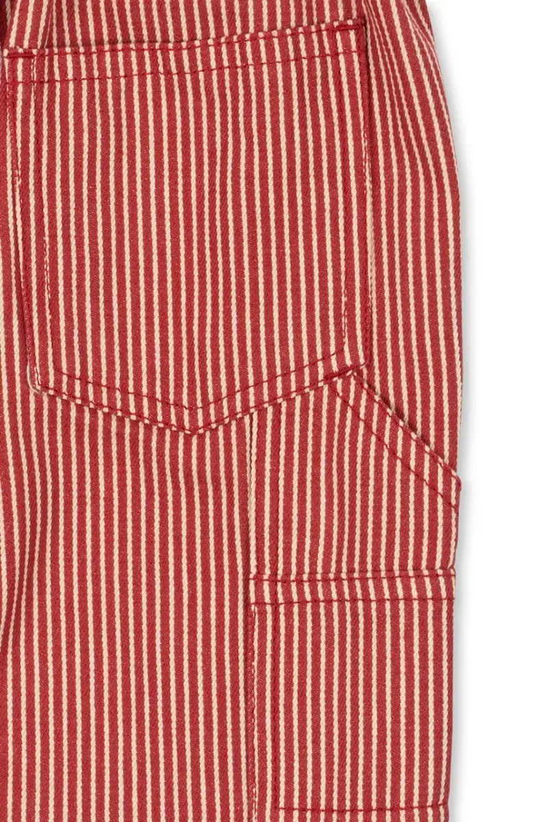 pantaloni in lana bambino/a LUC PANTS GOTS Rosa miniatura 4