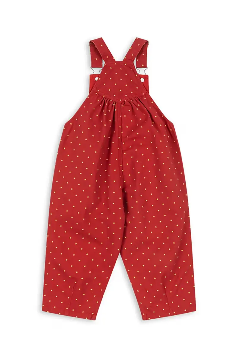 pantaloni in lana bambino/a NOLA OVERALLS GOTS colore rosso KS103945 miniatura 3