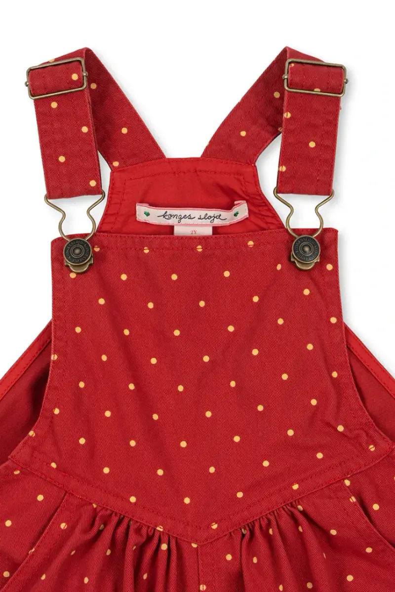 pantaloni in lana bambino/a NOLA OVERALLS GOTS colore rosso KS103945 miniatura 4