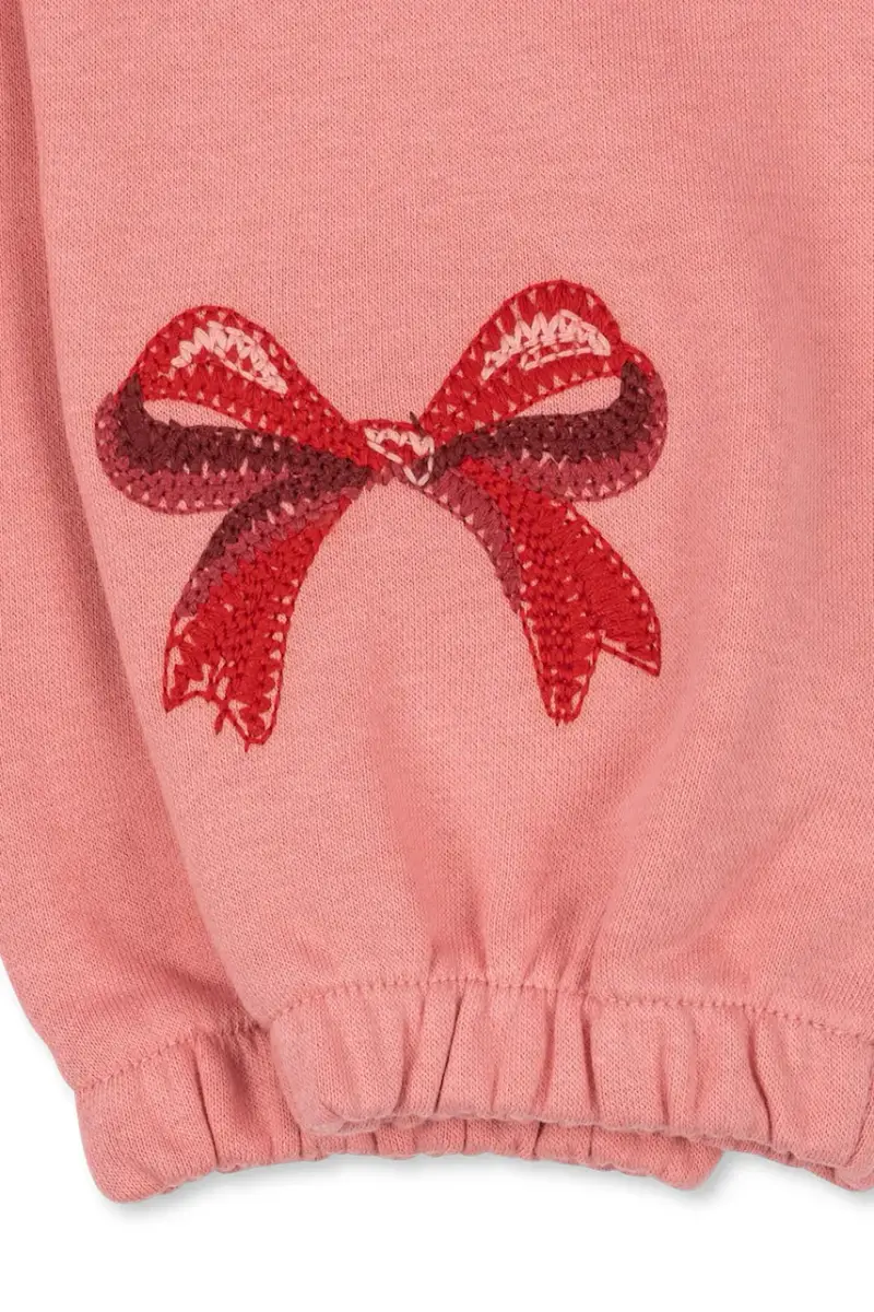 pantaloni tuta bambino/a LOU BOW SWEAT PANTS OCS Rosa miniatura 4