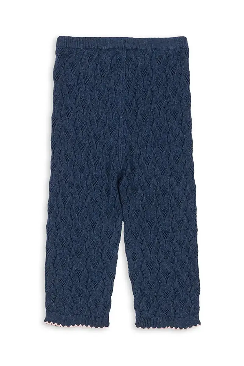 pantoloni neonato/a ROSIER PANTS colore blu navy con applicazione KS103972 miniatura 2