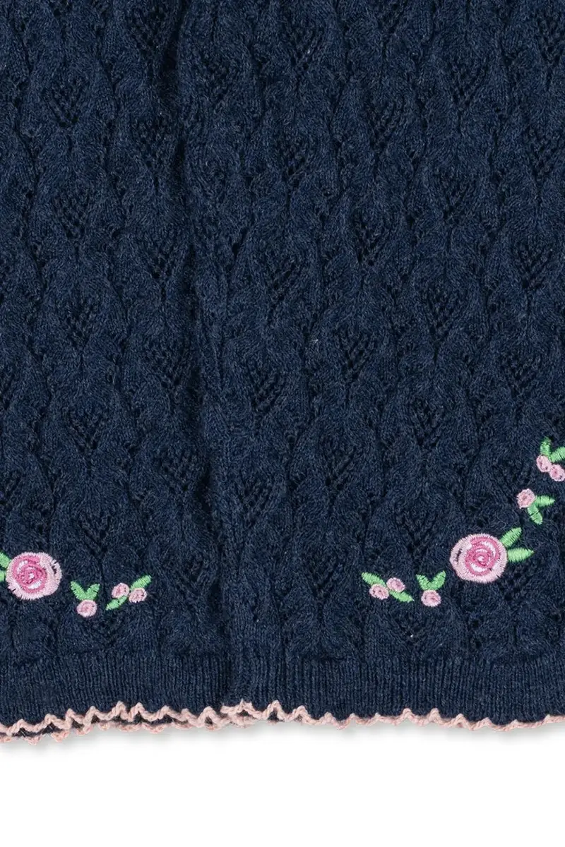 pantoloni neonato/a ROSIER PANTS colore blu navy con applicazione KS103972 miniatura 4