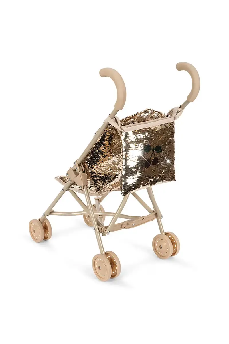 passeggino per bambole SPARKLY DOLL STROLLER KS103986 Oro miniatura 2
