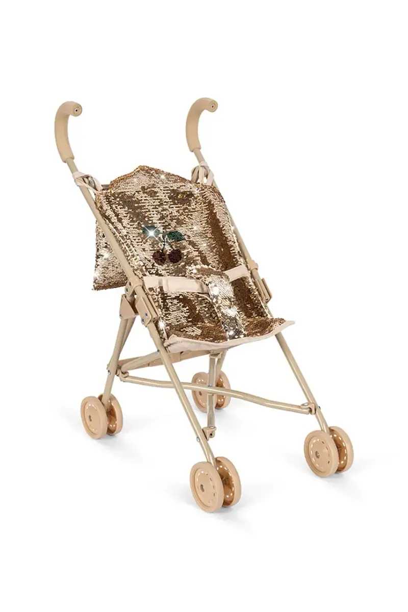 passeggino per bambole SPARKLY DOLL STROLLER KS103986 Oro
