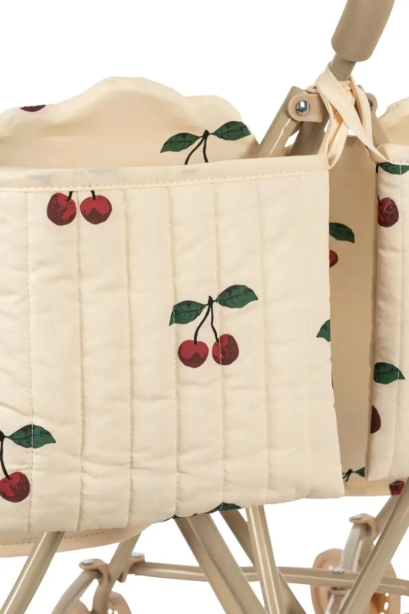 passeggino per bambole TWIN DOLL STROLLER Beige miniatura 5