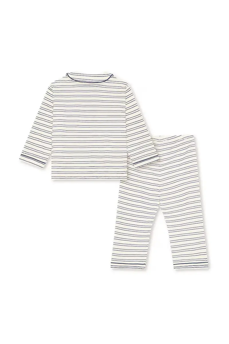 pigiama in lana bambino PIO SET GOTS Beige miniatura 3