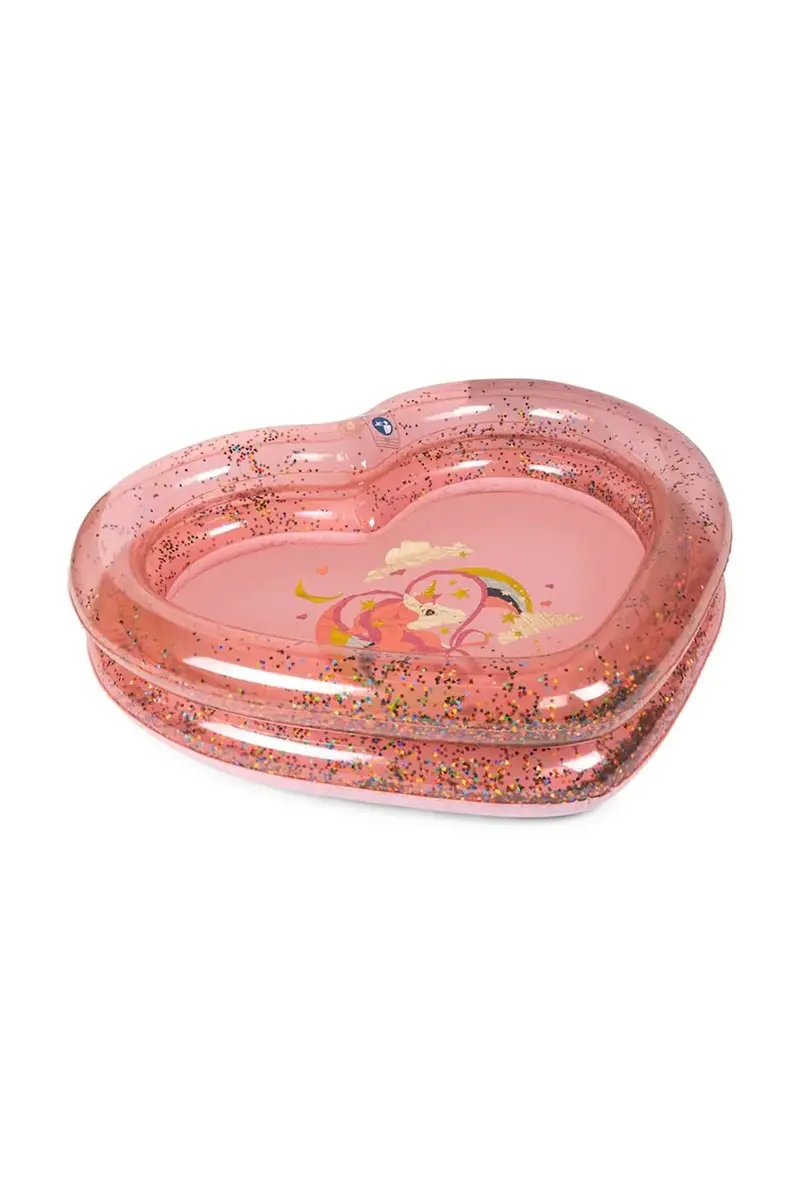 piscina per bambini HEART POOL TRANSPARENT colore rosa KS102552