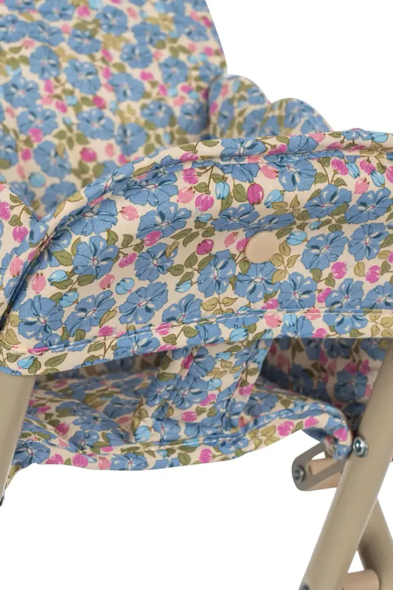 sedia per casa delle bambole DOLL HIGH CHAIR Blu miniatura 4