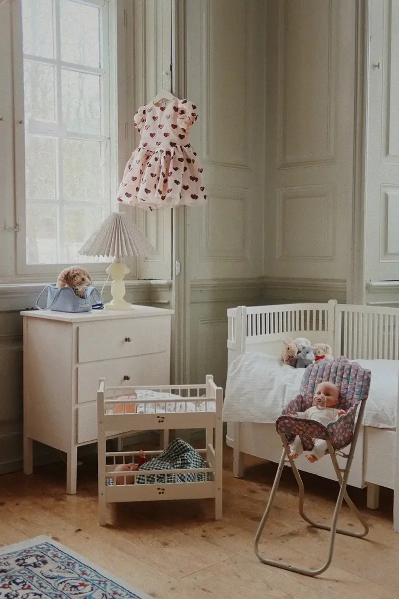 sedia per casa delle bambole DOLL HIGH CHAIR Multicolore miniatura 5