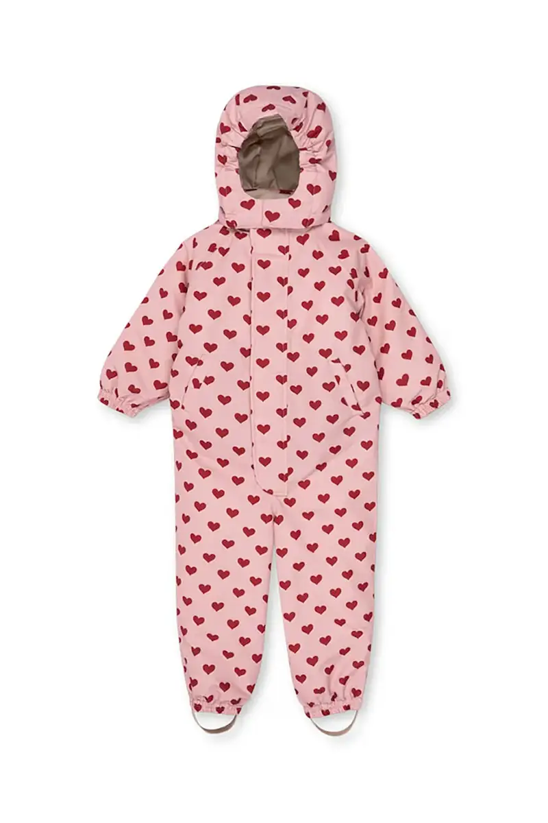 tuta per bambini NOHR SNOWSUIT PRINT colore rosa KS103517 miniatura 2
