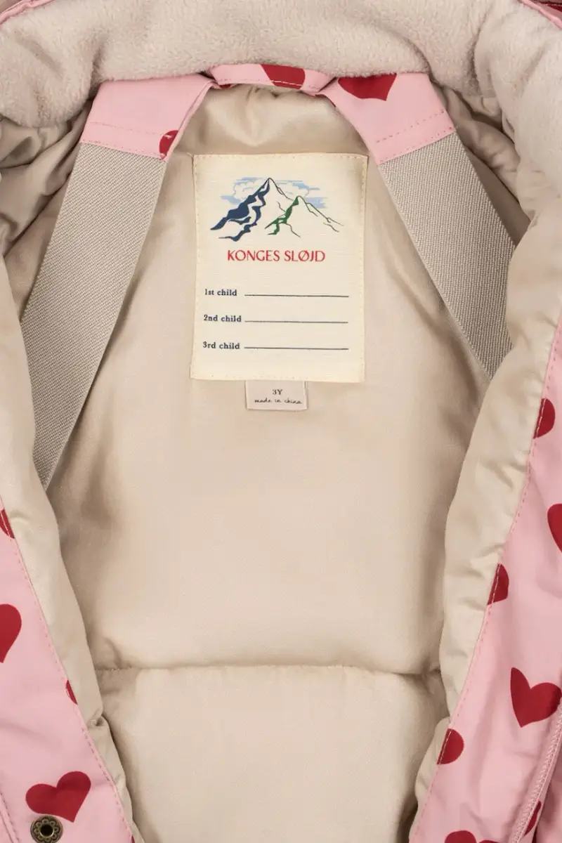 tuta per bambini NOHR SNOWSUIT PRINT colore rosa KS103517 miniatura 5