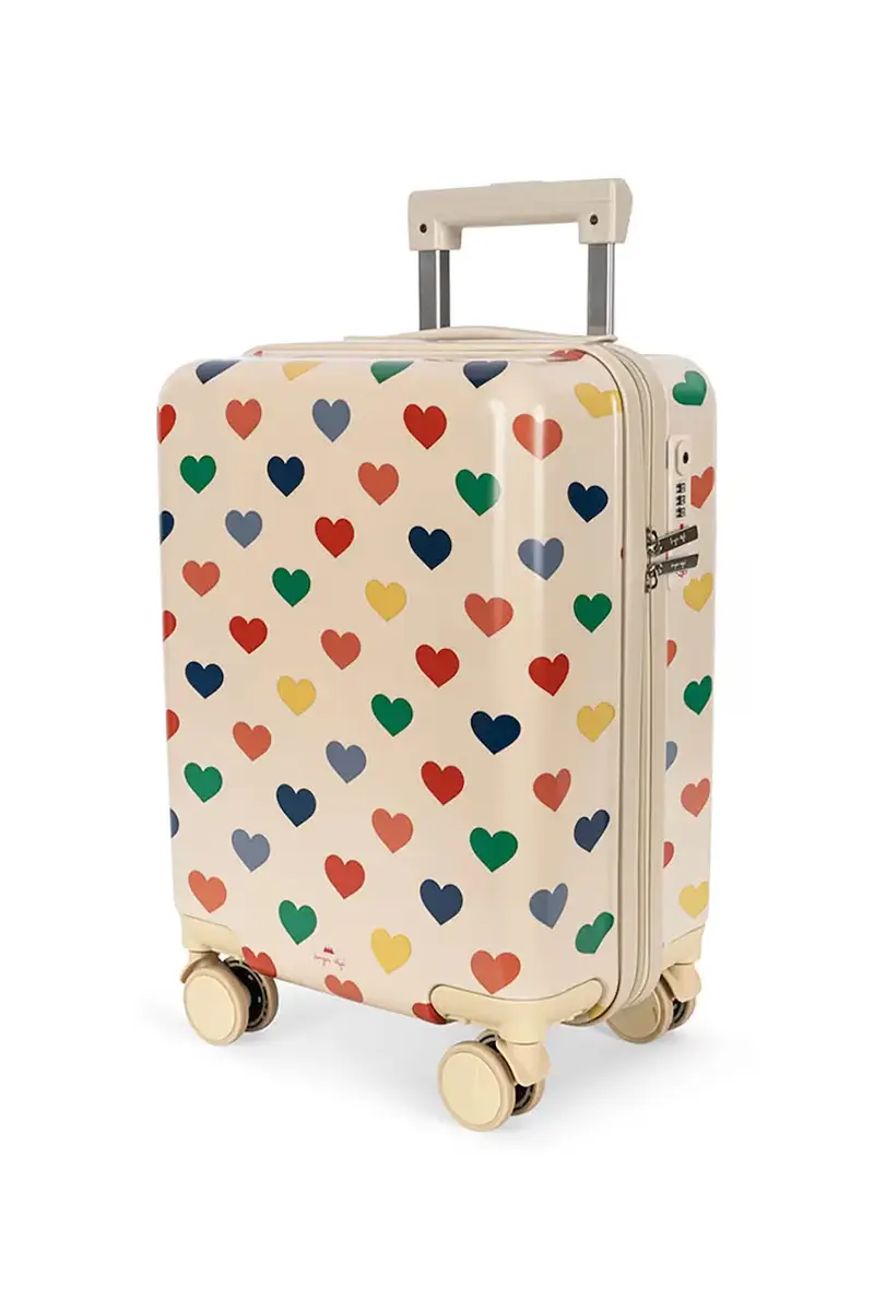 valigia TRAVEL SUITCASE colore beige KS103550 miniatura 2