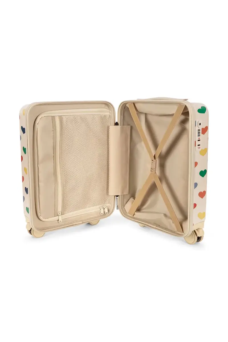 valigia TRAVEL SUITCASE colore beige KS103550 miniatura 3